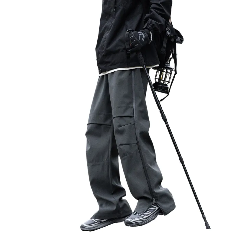 VanCamel Windbreaker Pants Unisex Camouflage Branch Green-10