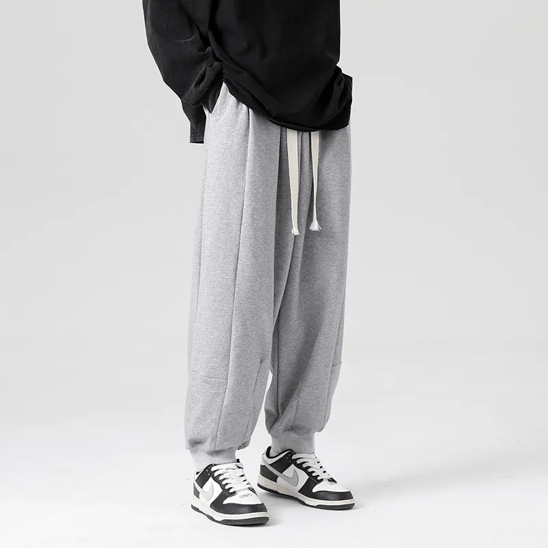 VanCamel Casual Pants Unisex Gray-2