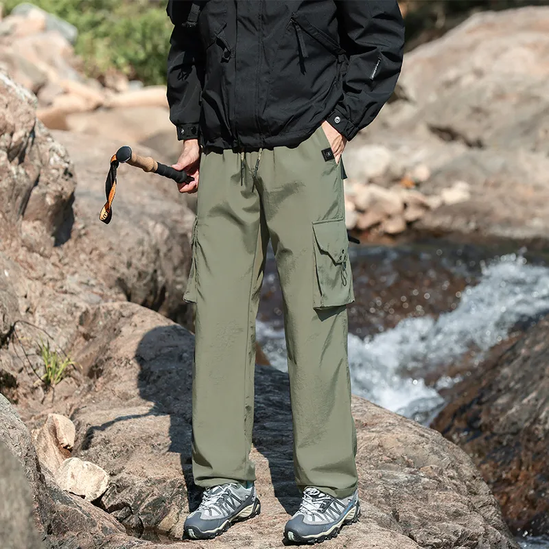 VanCamel Cargo Pants Unisex Army Green-2