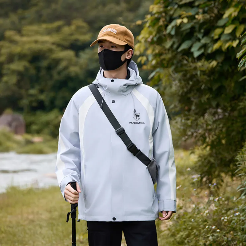 VanCamel Waterproof And Windproof To Keep Warm Windbreaker Jackets Unisex-2
