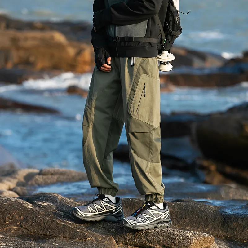 VanCamel Windbreaker Pants Unisex Forest Green-2
