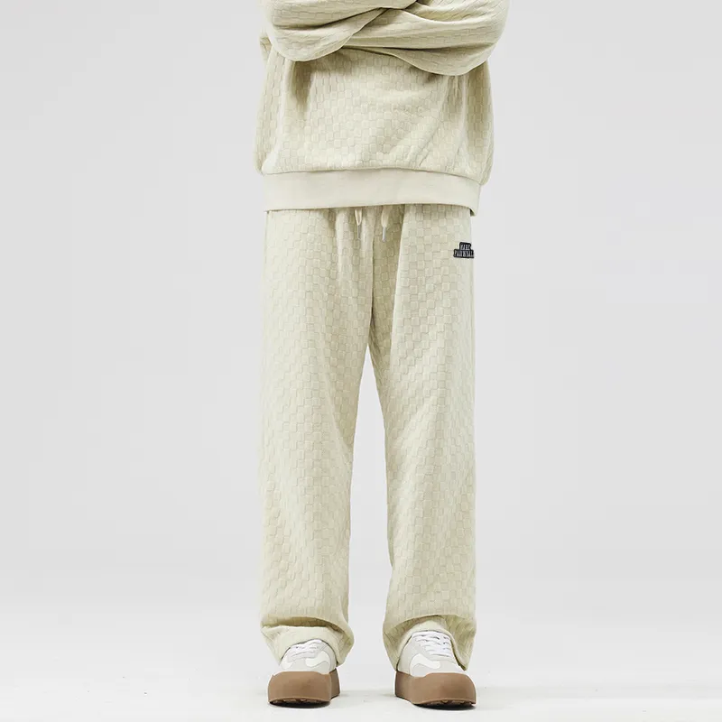 FAIRWHALE Casual Pants Unisex Khaki-2