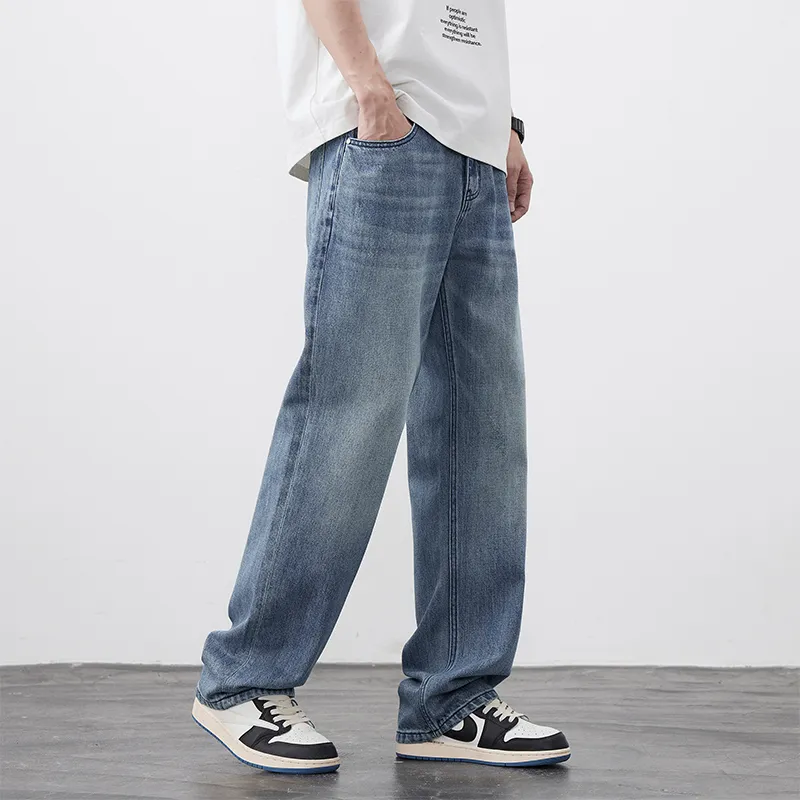 FAIRWHALE Jeans Unisex Denim Blue-6