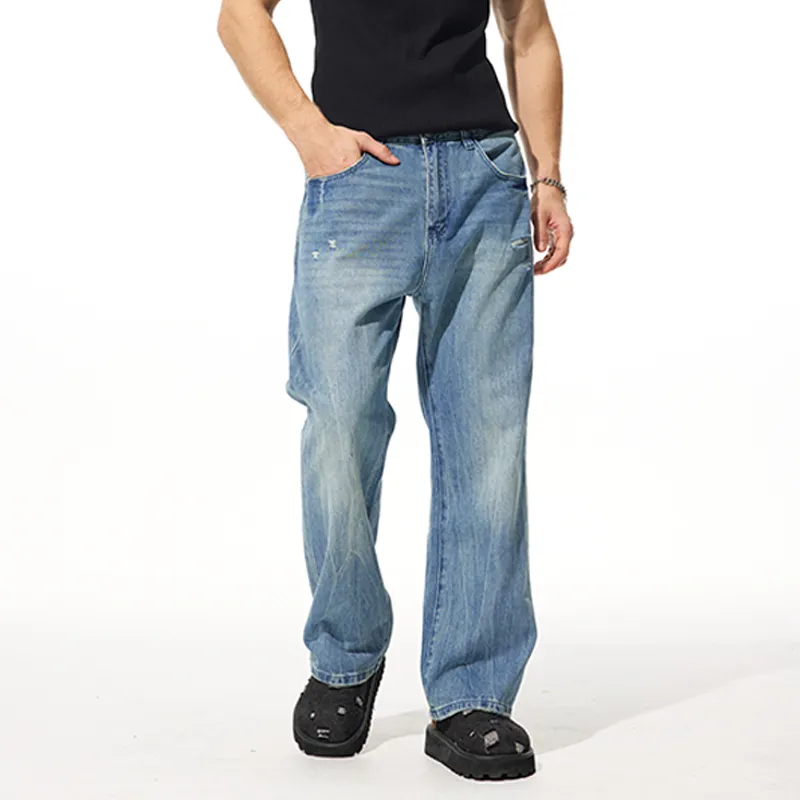 FAIRWHALE Jeans Unisex Denim Blue-2