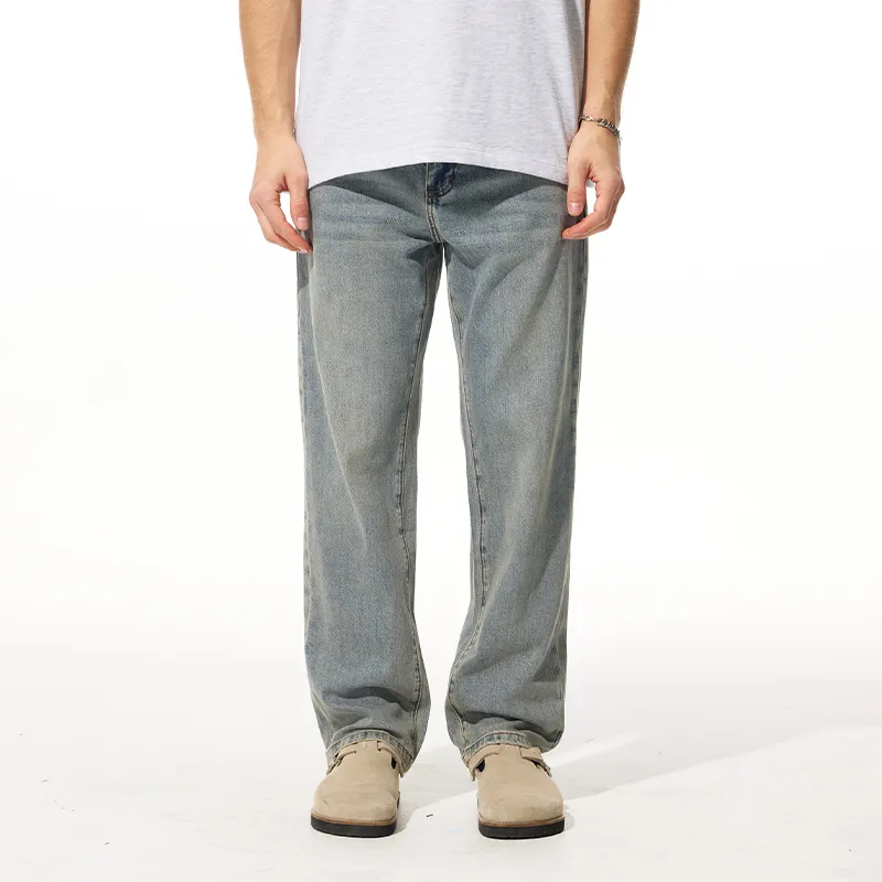 FAIRWHALE Jeans Unisex Light Blue-4
