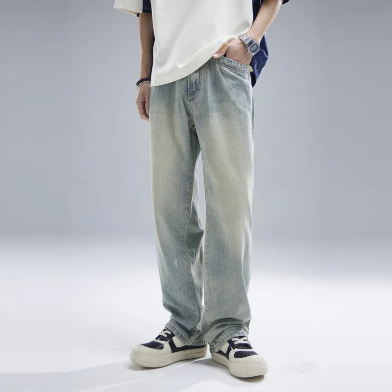 FAIRWHALE Jeans Unisex Light Blue-2