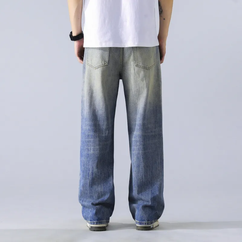 FAIRWHALE Jeans Unisex Gradient Blue-7