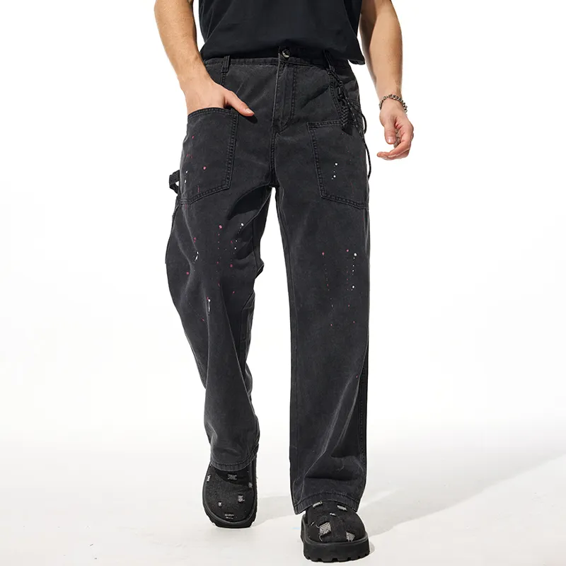 FAIRWHALE Jeans Unisex Black-7