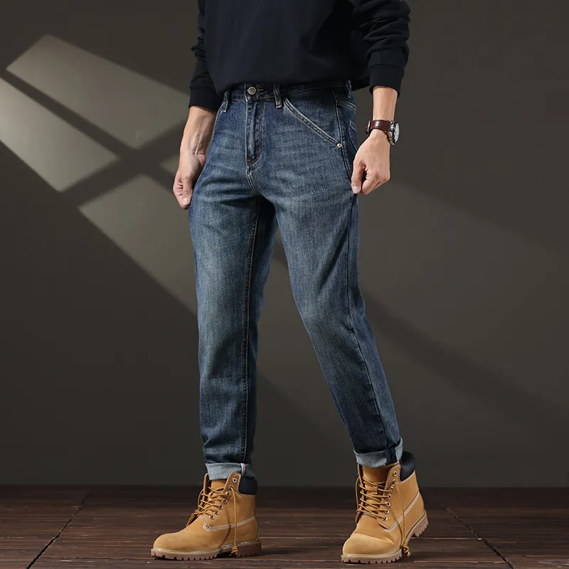 FAIRWHALE Jeans Unisex Denim Blue-4