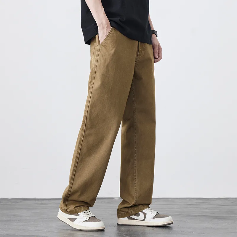 FAIRWHALE Jeans Unisex Khaki-5
