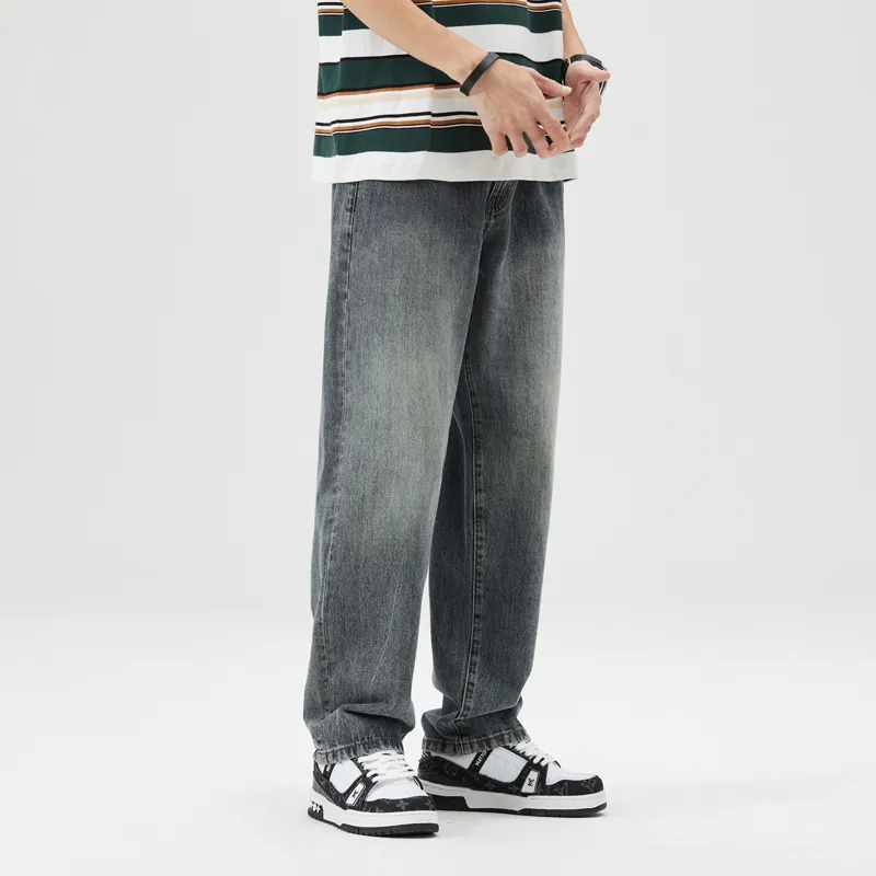 FAIRWHALE Jeans Unisex Light Gray-5