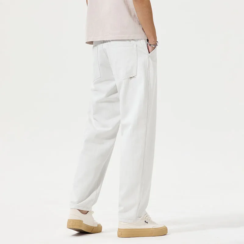 FAIRWHALE Jeans Unisex White-3