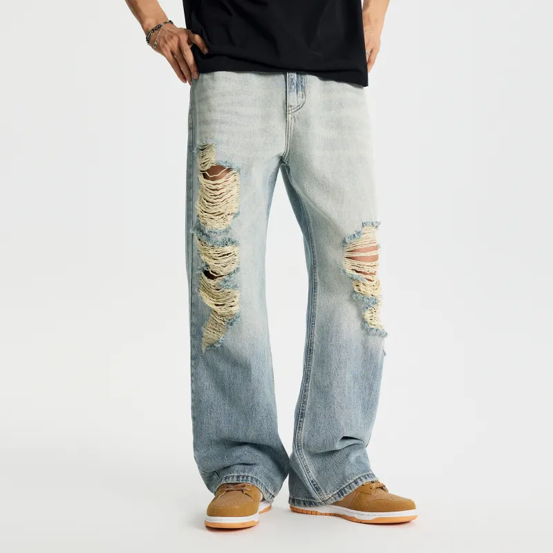 FAIRWHALE Jeans Unisex Light Blue-7