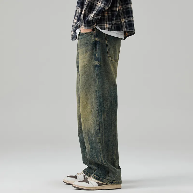 FAIRWHALE Jeans Unisex Denim Blue-7
