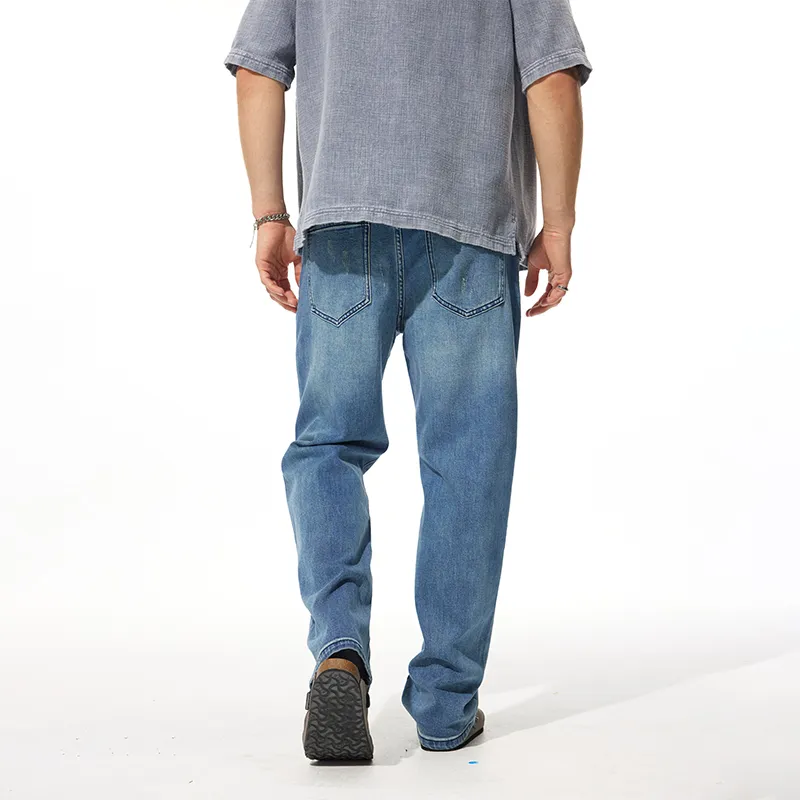 FAIRWHALE Jeans Unisex Vintage Blue-7