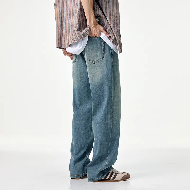FAIRWHALE Jeans Unisex Light Blue-4