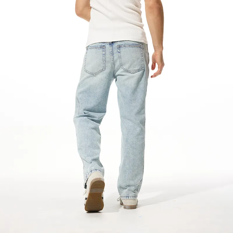 FAIRWHALE Jeans Unisex Light Blue-4