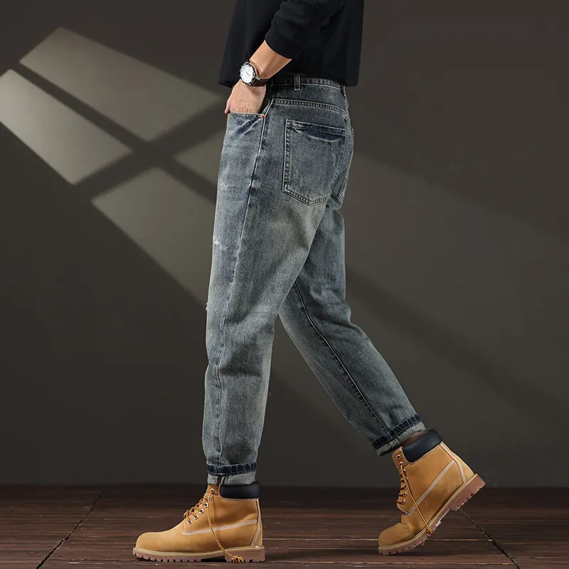 FAIRWHALE Jeans Unisex Light Blue-4