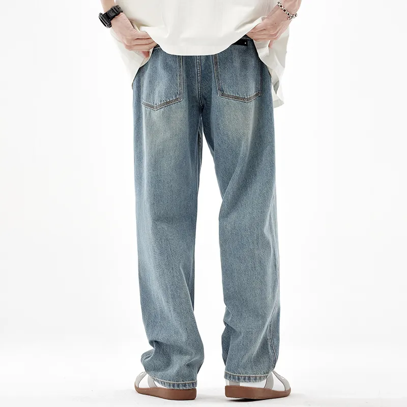 FAIRWHALE Jeans Unisex Light Blue-7