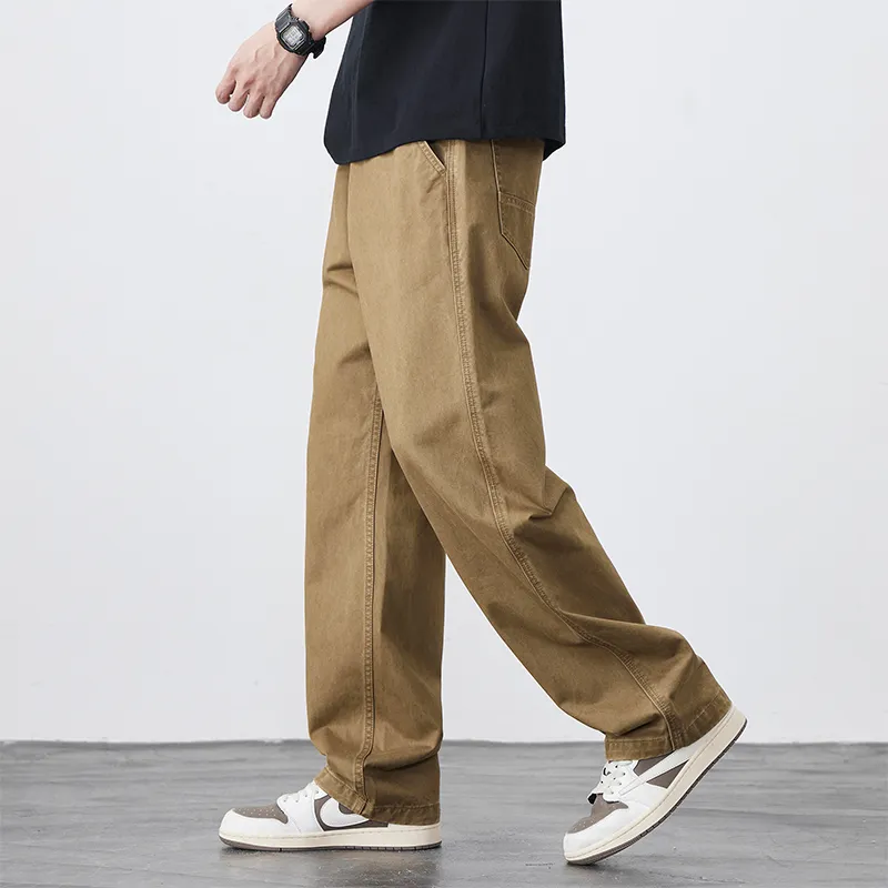 FAIRWHALE Jeans Unisex Khaki-5