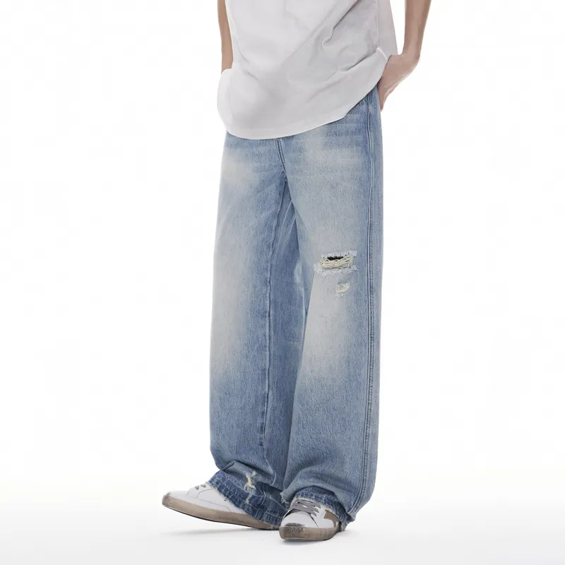 FAIRWHALE Jeans Unisex Light Blue-3