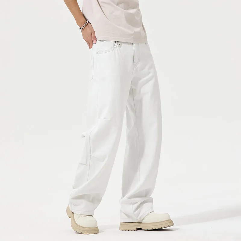 FAIRWHALE Jeans Unisex White-6