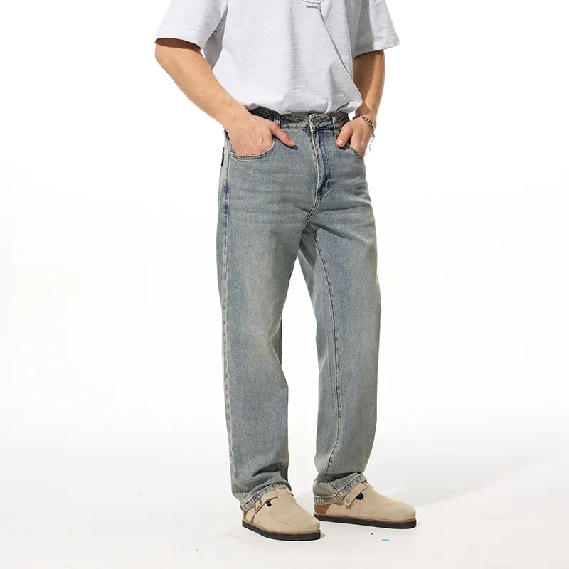 FAIRWHALE Jeans Unisex Light Blue-3