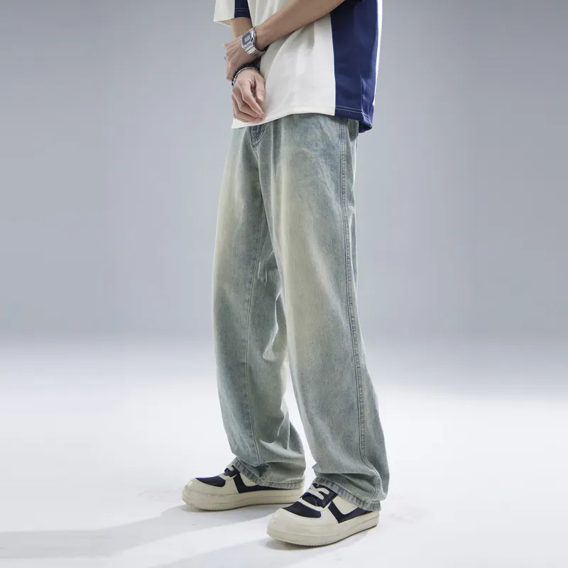 FAIRWHALE Jeans Unisex Light Blue-5