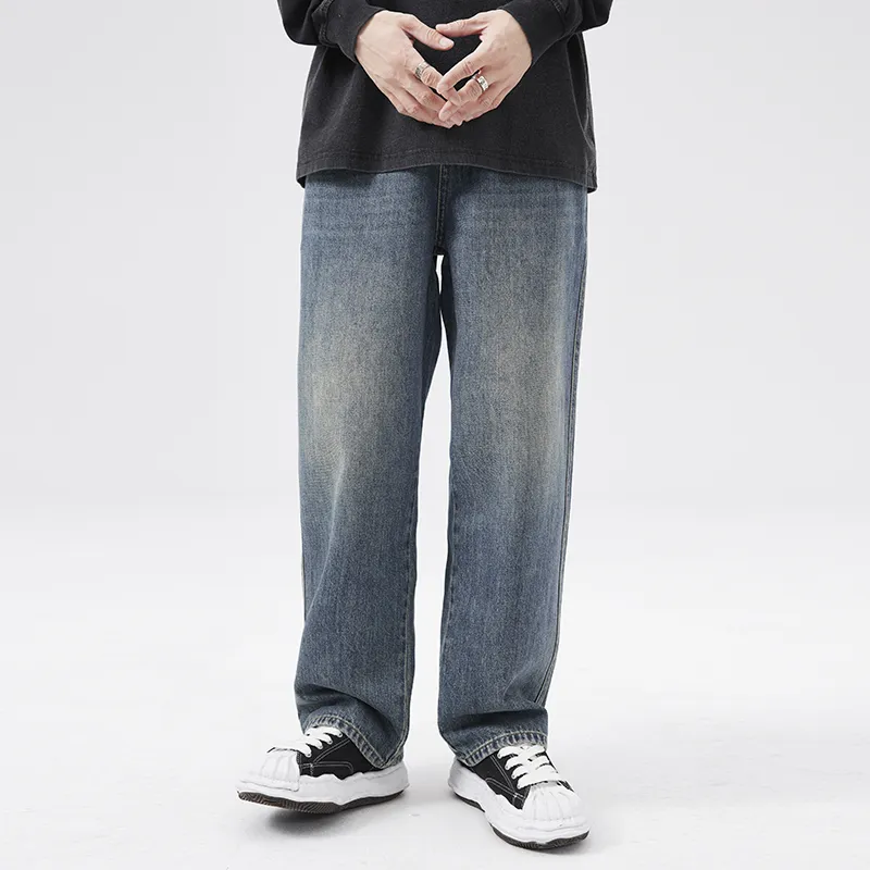 FAIRWHALE Jeans Unisex Light Blue-3
