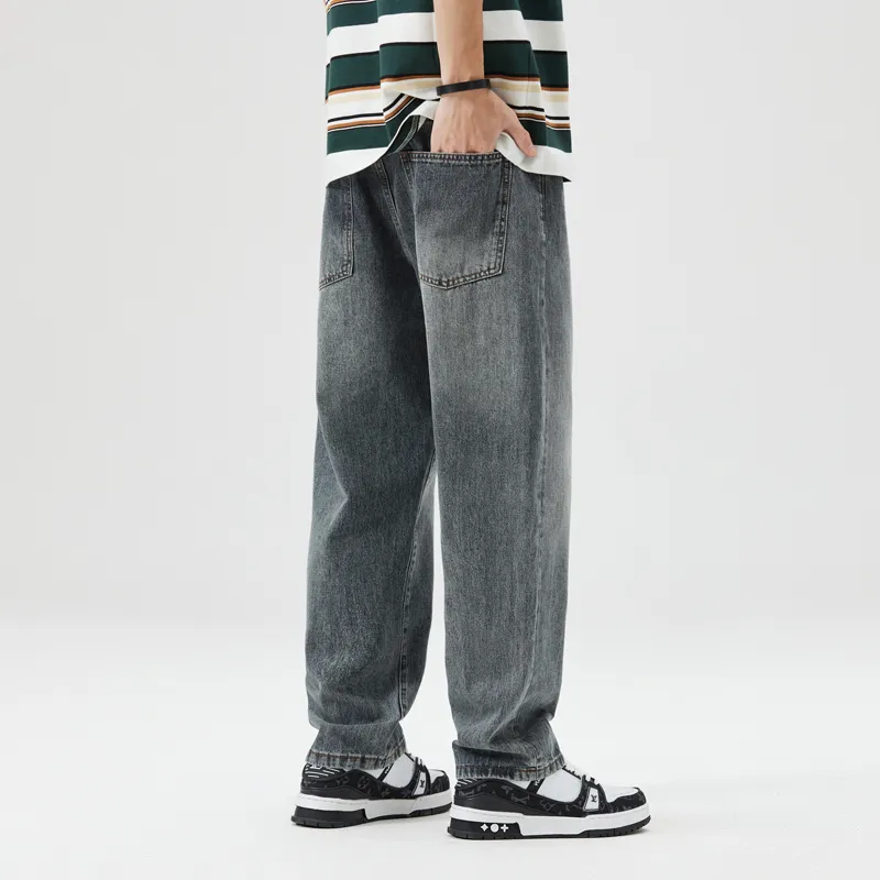 FAIRWHALE Jeans Unisex Light Gray-6