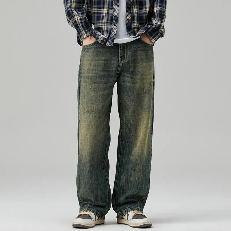 FAIRWHALE Jeans Unisex Denim Blue-3