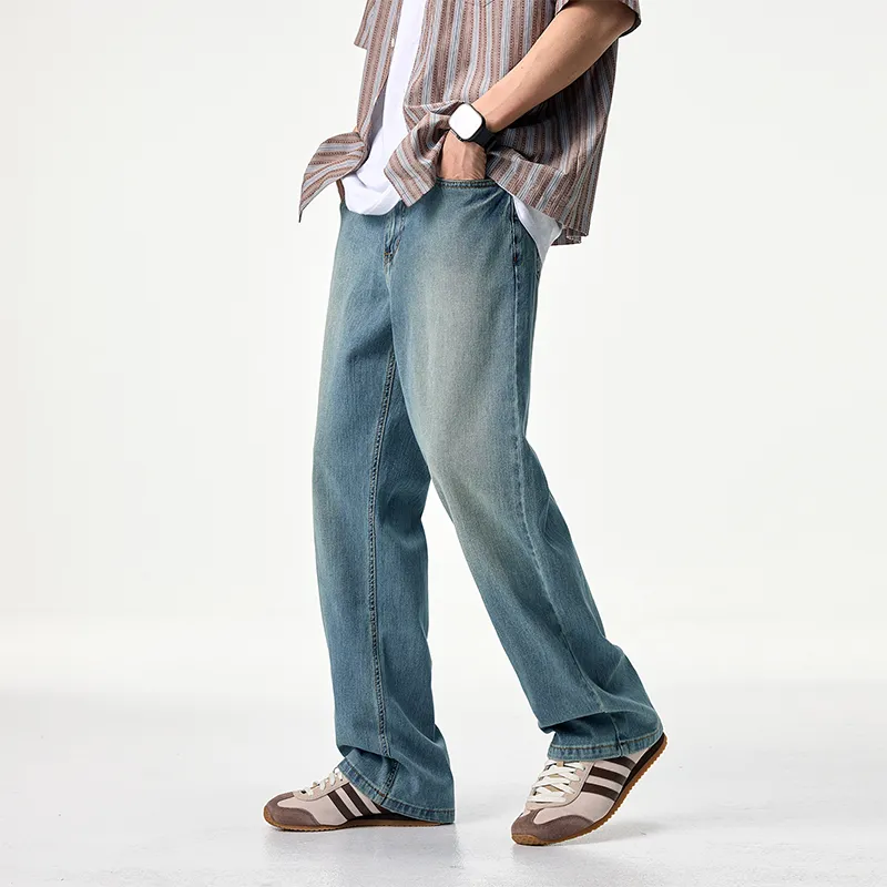 FAIRWHALE Jeans Unisex Light Blue-7