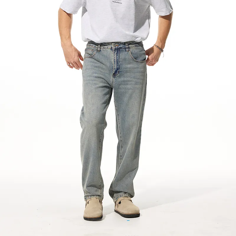FAIRWHALE Jeans Unisex Light Blue-2