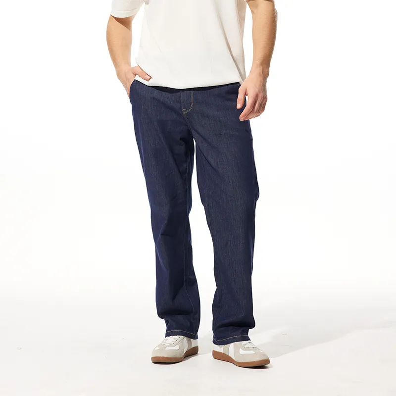 FAIRWHALE Jeans Unisex Navy Blue-2