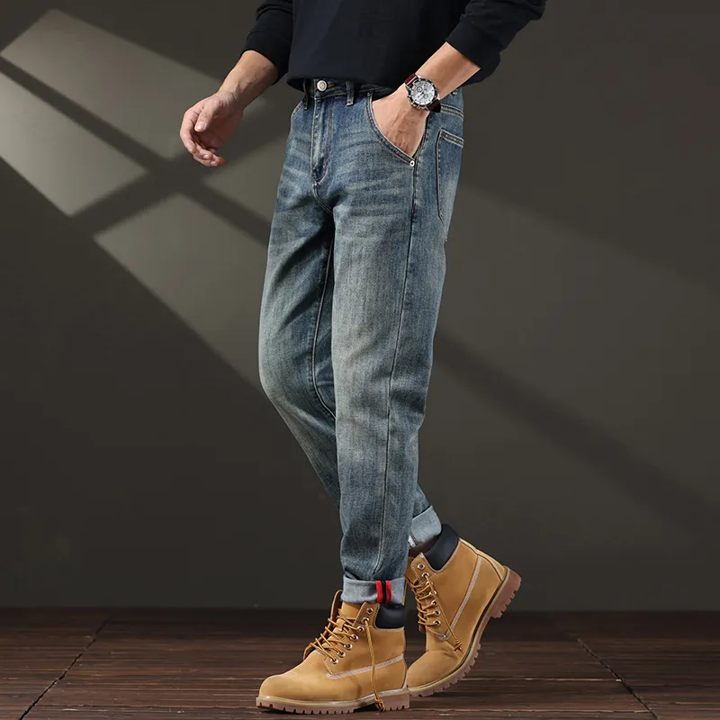 FAIRWHALE Jeans Unisex Denim Blue-3