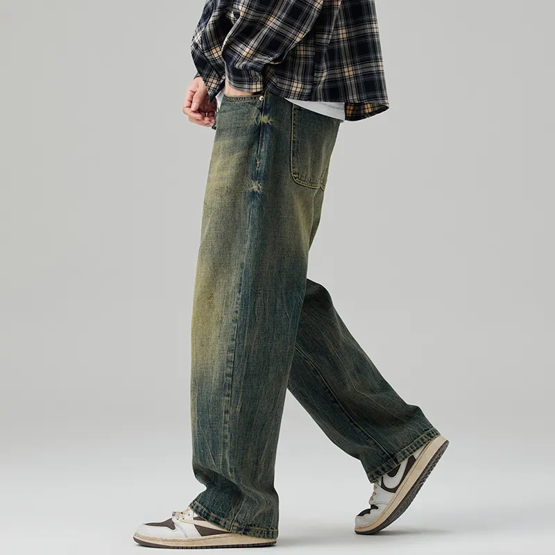 FAIRWHALE Jeans Unisex Denim Blue-6