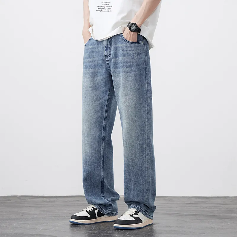 FAIRWHALE Jeans Unisex Denim Blue-2