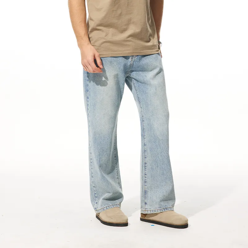 FAIRWHALE Jeans Unisex Light Blue-2