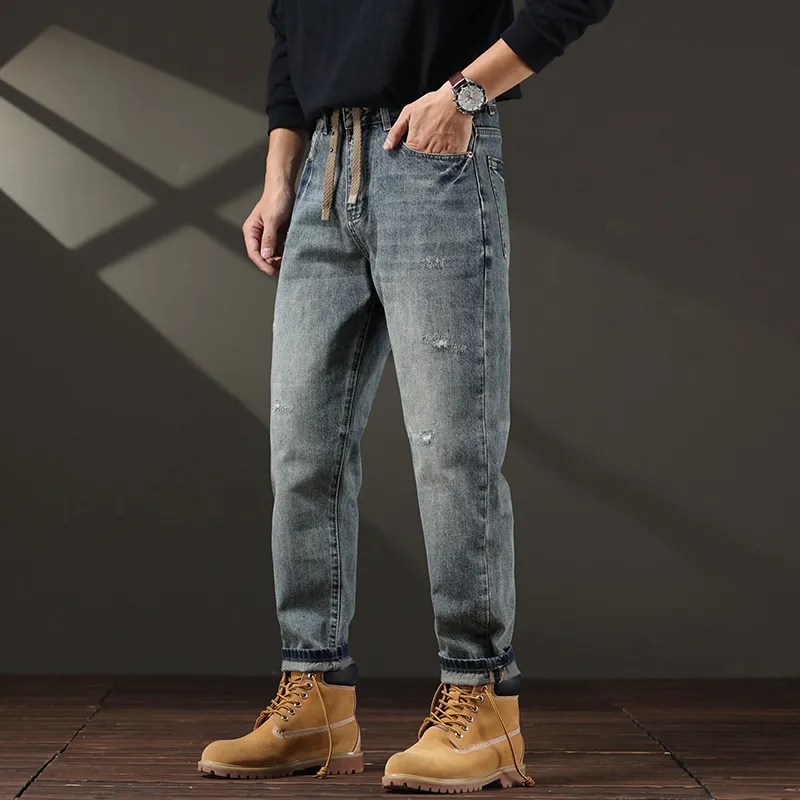 FAIRWHALE Jeans Unisex Light Blue-3