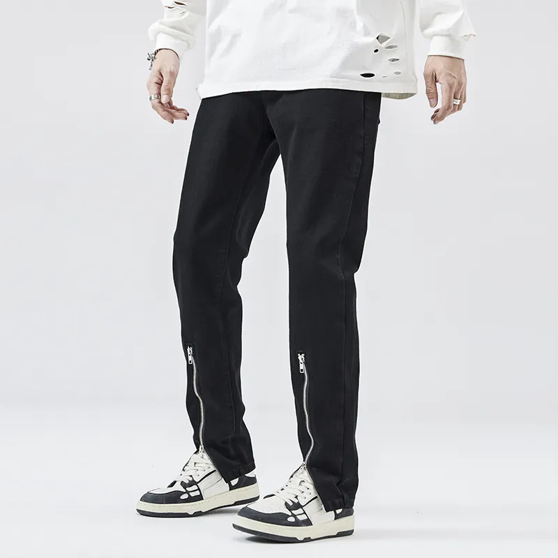 FAIRWHALE Jeans Unisex Black-4
