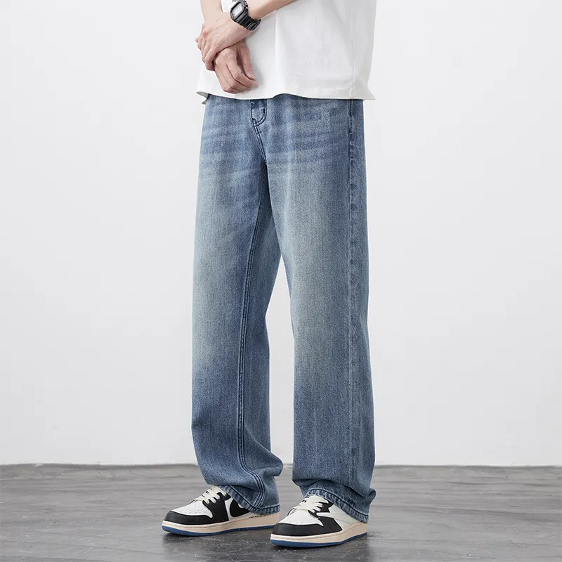 FAIRWHALE Jeans Unisex Denim Blue-3