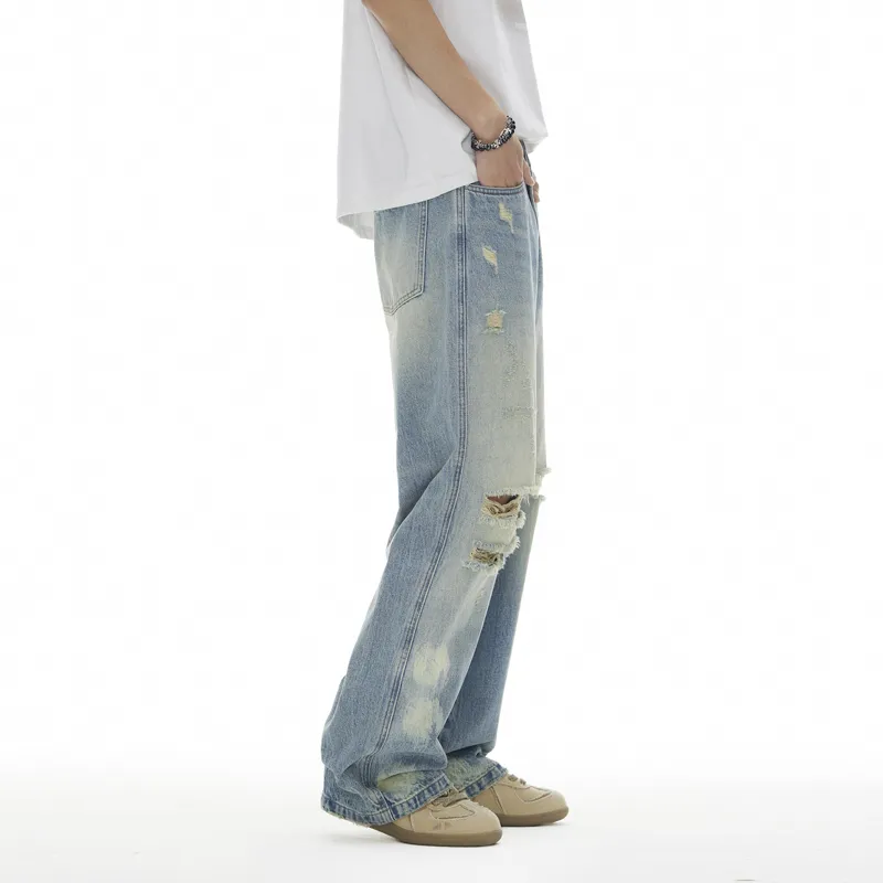 FAIRWHALE Jeans Unisex Light Blue-5