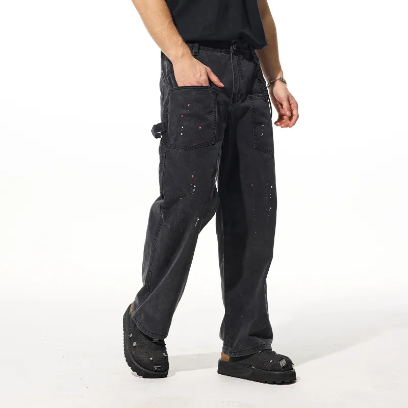 FAIRWHALE Jeans Unisex Black-3
