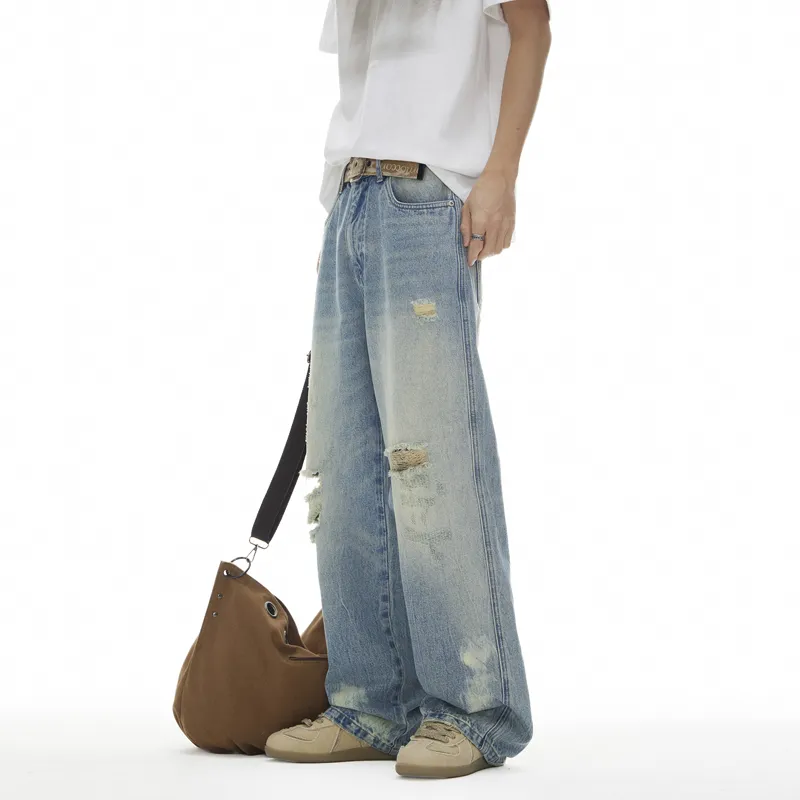 FAIRWHALE Jeans Unisex Light Blue-7