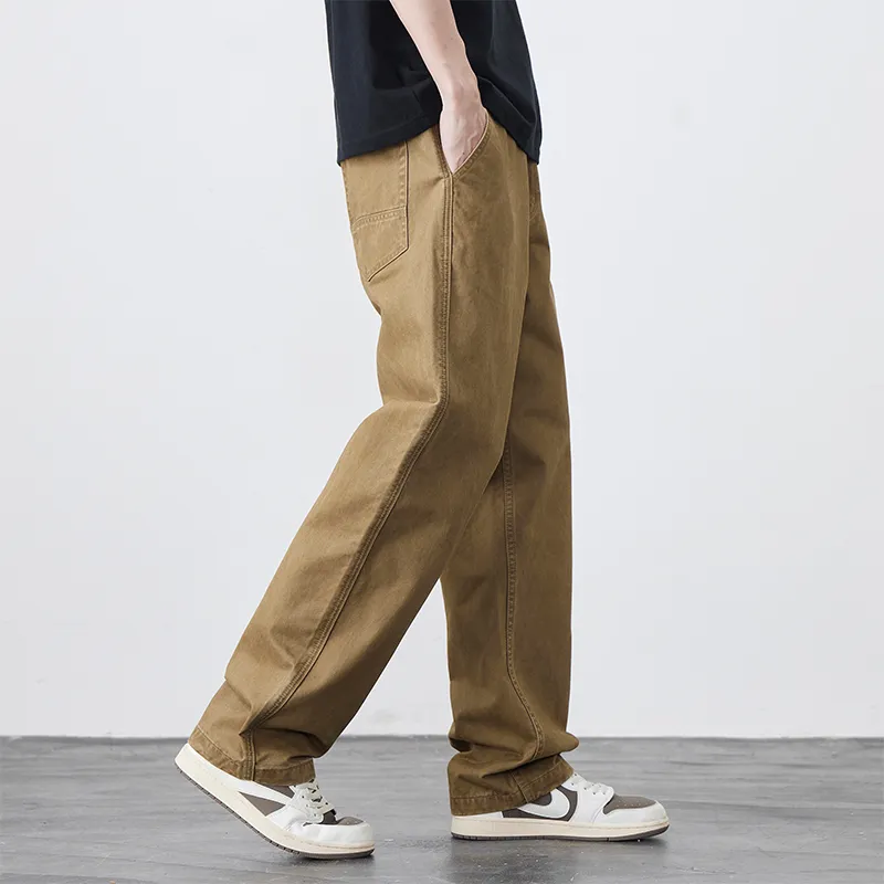 FAIRWHALE Jeans Unisex Khaki-4