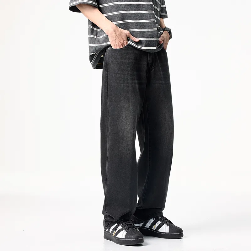 FAIRWHALE Jeans Unisex Black-6