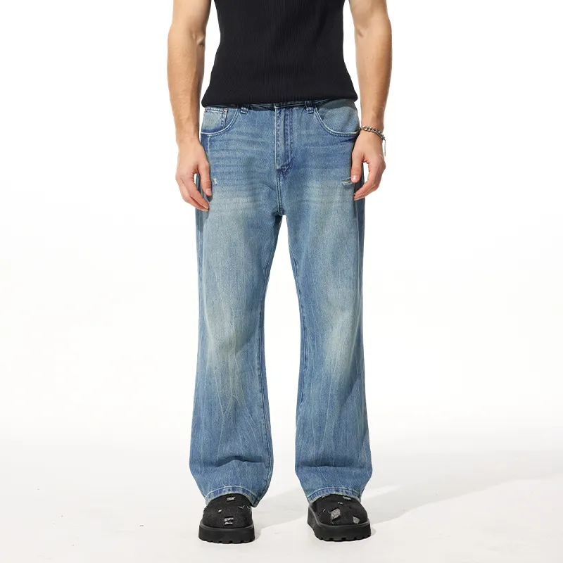 FAIRWHALE Jeans Unisex Denim Blue-6