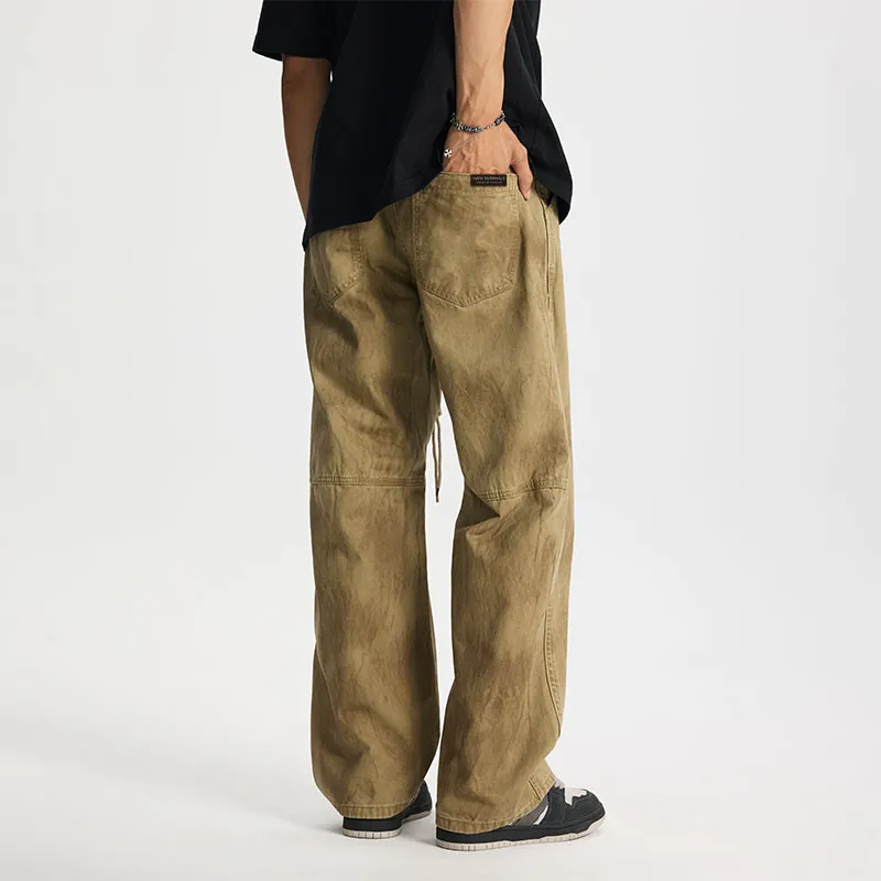FAIRWHALE Jeans Unisex Khaki-5