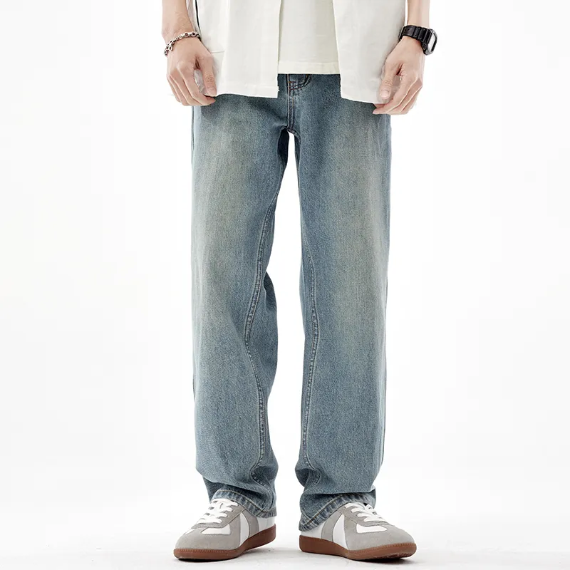 FAIRWHALE Jeans Unisex Light Blue-2