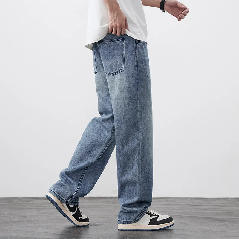 FAIRWHALE Jeans Unisex Denim Blue-7